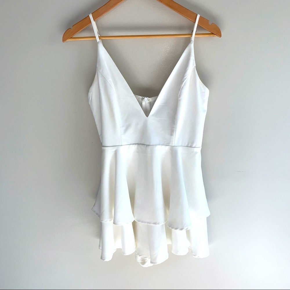 White Princess Polly Playsuit